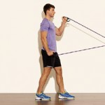 resistance band arm swing
