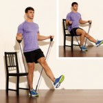 resistance band sit to stand