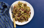 Brussels Sprouts with Bacon and Figs