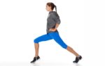 lunge with calf raise