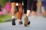 Marathon,Running,Blured,Of,People,Are,Walking,In,Urban,Park.