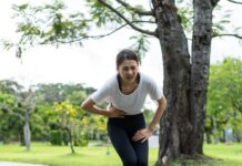 How can I get rid of a side stitch when running?